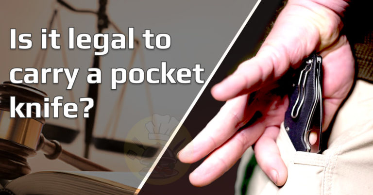 Is it legal to carry a pocket knife?
