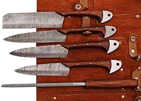 Custom Damascus Kitchen Knife