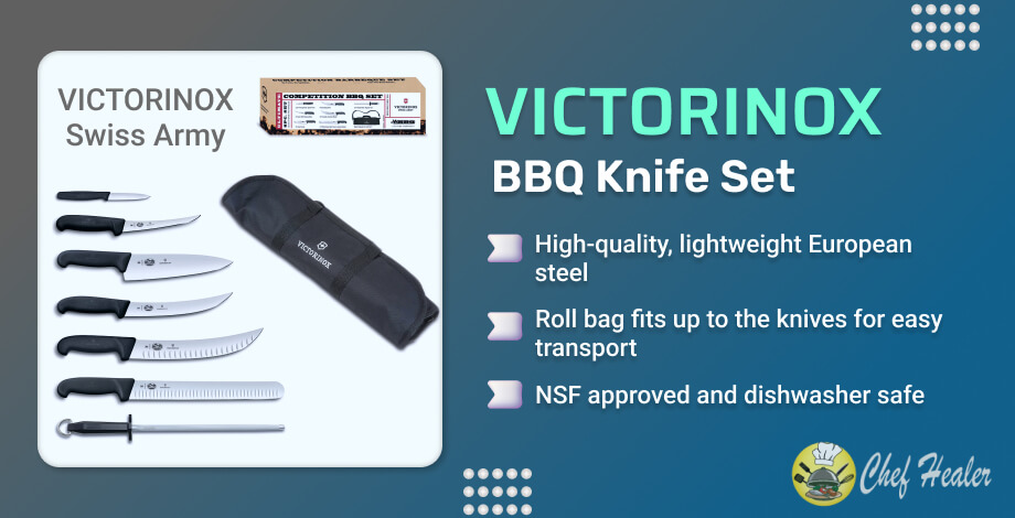 Victorinox - VN46137 Swiss Army Cutlery Fibrox Pro Ultimate Competition BBQ Set