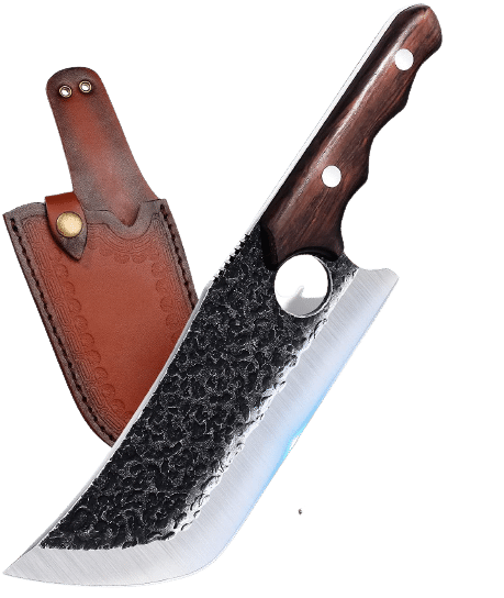 DRGSKL Hand Forged Meat Cleaver Knife