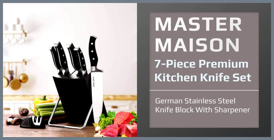 Master Maison 7-Piece Premium Kitchen Knife Set